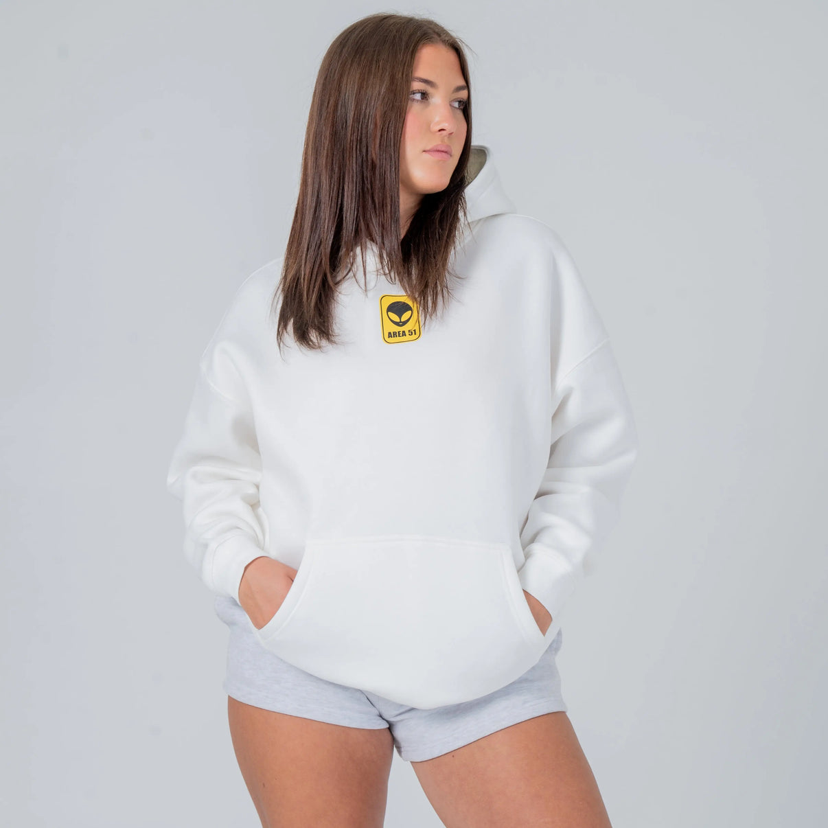 AlienX Hoodie | White Tripstreetwear